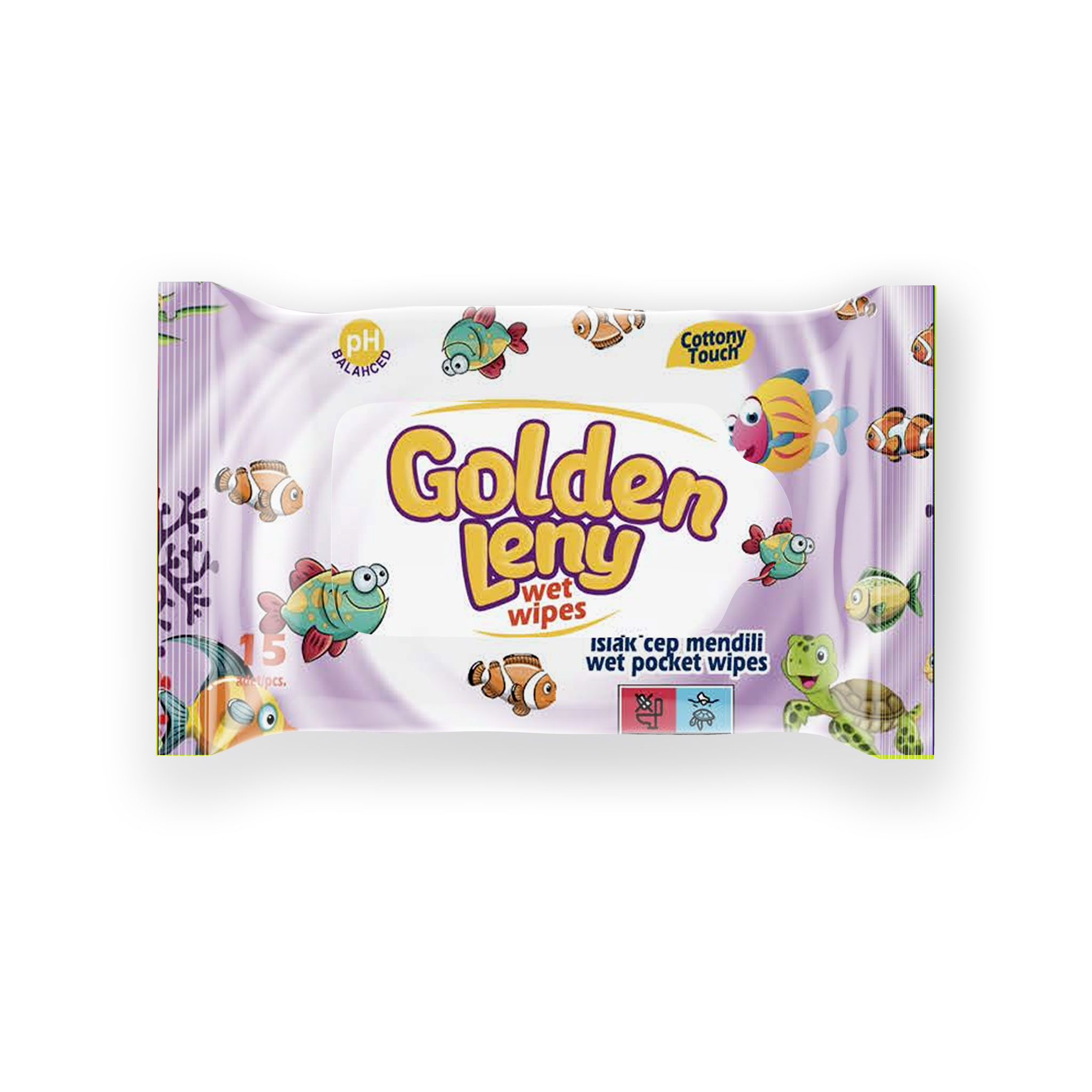 Golden Leny Okul Serisi Cep Islak Mendili - Görsel 2