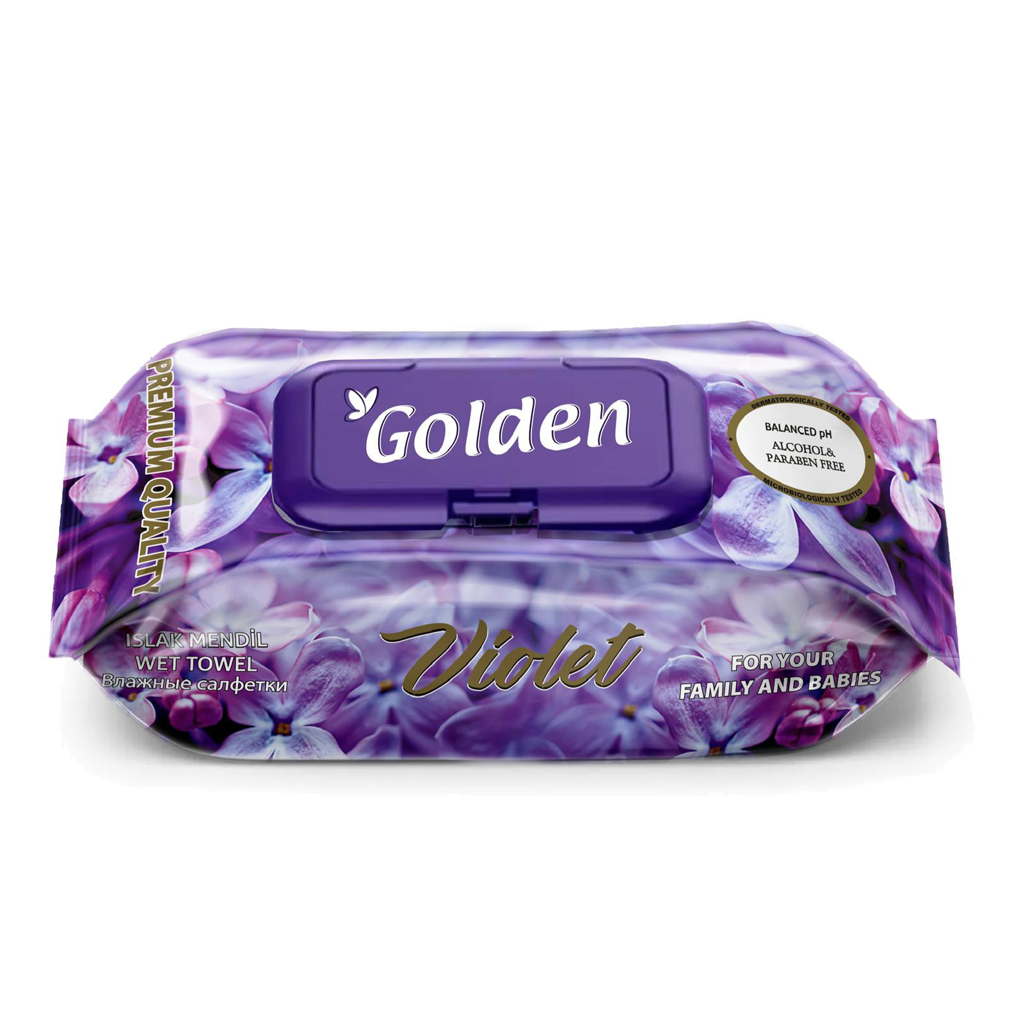Golden Violet Wet Wipes