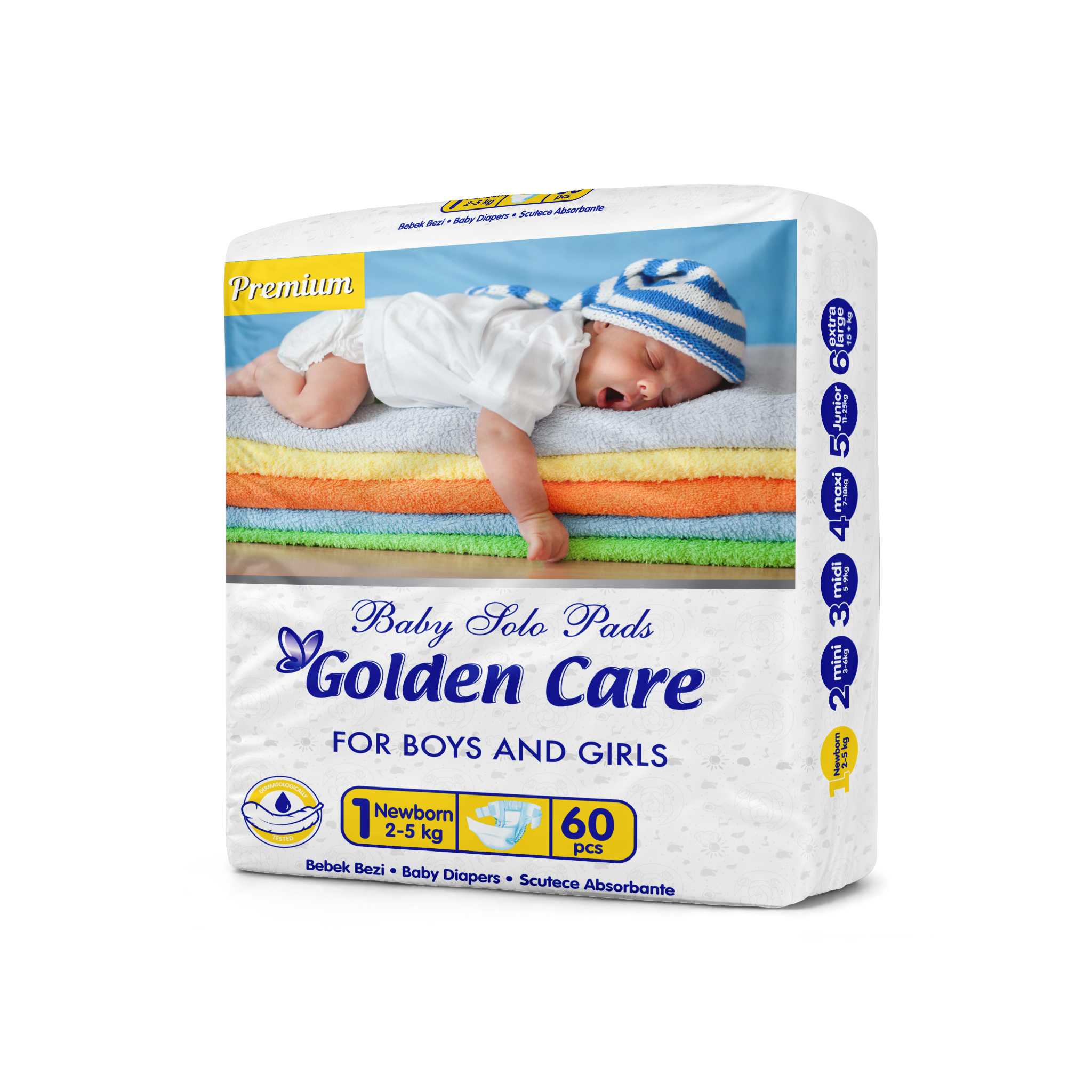 Golden Care Baby Diaper No:1 Newborn