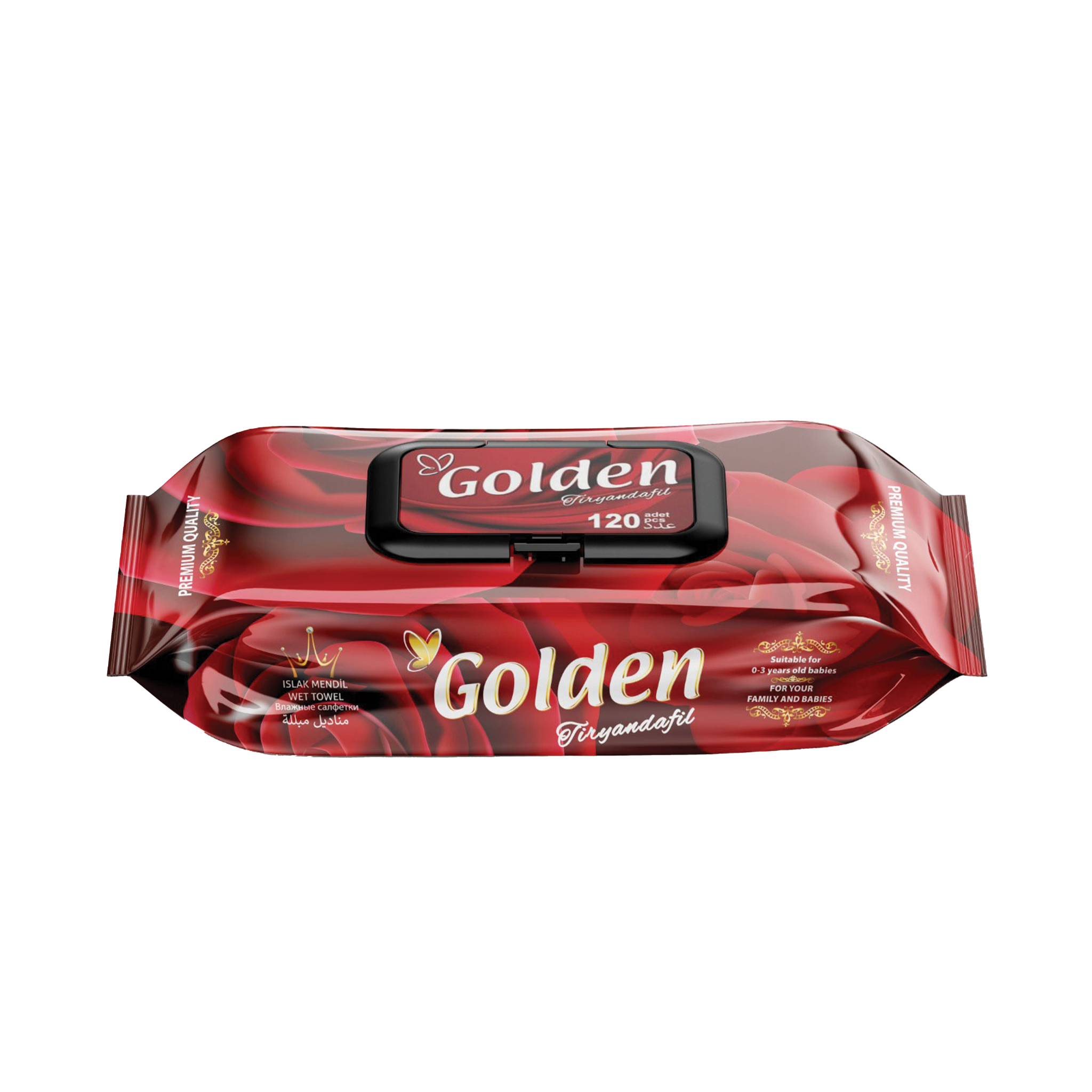 Влажные салфетки Golden Tiryandafil